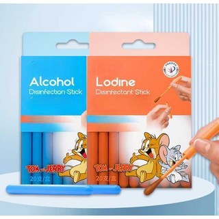 나린제이 일회용포비돈 빨간약 배꼽 휴대용 소독약, 1개, 포타딘딘 소독 스틱 1box (20개)