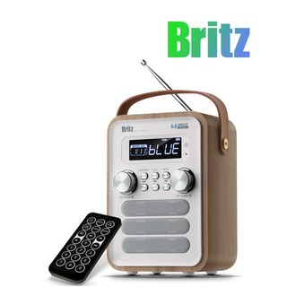 브리츠 BA-C7 Plus 블루투스 스피커 휴대용 알람 라디오 레트로 올인원 캠핑 낚시 감성 아웃도어