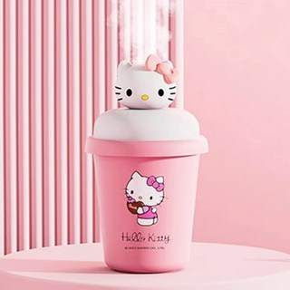 헬로키티 피규어 컵 가습기 무드등 사무실 탁상용 차랑용 휴대용 귀여운 캐릭터 산리오