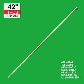 100% LED 60led LIG 42 인치 V12 엣지 6920L-0001C 6922L-0016A 6916L-1113A 6916L01113A 42LM620T LC420EUE-SE, [01] 1pcs, 1개