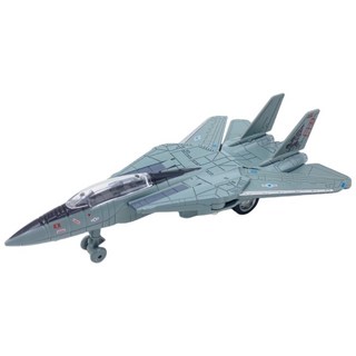 玩具兄妹 F14熊貓合金迴力戰鬥機模型 (附展示盒), 1個