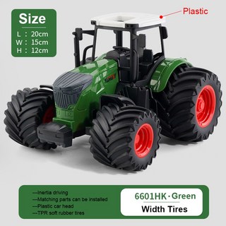 어린이 장난감 자동차 모델 트랙터 선택할 수 있는 여러 액세서리, 21 green-wide