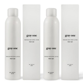 그레이원 퍼퓸 바디 스프레이 로션 프루티 베이, 2개, 250g
