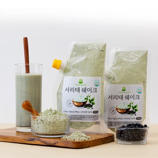 식물성 단백질 서리태 검은콩 가루 야곱의꿈농장 서리태 쉐이크, 2개, 200g