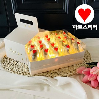 러블리팜 에그머니 핸드슬리브 박스 20구+LED 조명, 러브ver_화이트박스