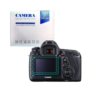퓨어클리어 캐논 EOS 5D MARK IV 5D MARK4 강화유리 액정보호필름 2매, 캐논 EOS 5D MARK IV 강화유리필름 2매, 2개
