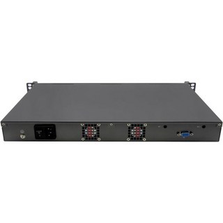 HUNSN 1U 방화벽 장치 OPNsense Sophos Kerio VPN용 Celeron 5205U RZ02 6개 Intel I211 I210 LAN 포트 2개 SFP 콘솔, 8G RAM 128G SSD