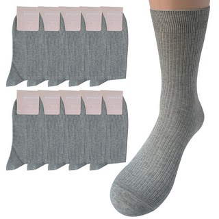 YMSOCKS [갑종양말] 신사 장목 쫀쫀 골지양말 10족 세트