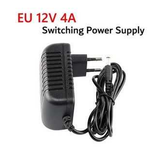 컴퓨터 pc 파워서플라이EU 12V 4A 스위칭 전원 공급 장치 AC 110V220V - DC 12V 전원 어댑터 2.1mm5.5mm 조, 01 EU 12V 4A