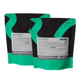 민트라벨 흑임자 파우더 500g, 2개, 1개입