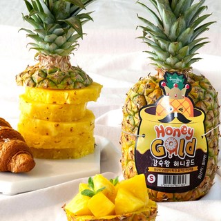 신선한 돌 스위티오 골드 파인애플