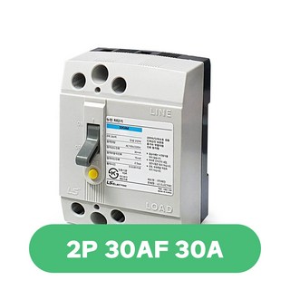 LS 분전반용 누전차단기 32GRd 2P 15A 20A 30A 30AF 2.5kA, 1개