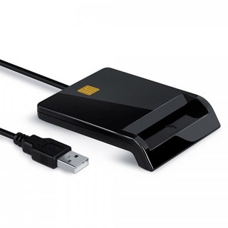컴스 USB 2.0 하이패스 충전 스마트 IC카드 리더기