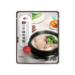 미트타임 돼지국밥 푸짐한 건더기 진한 육수, 8개, 600g