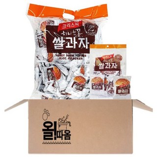 올따옴 오성 크리스피 허니눈꽃 쌀과자, 990g, 1세트