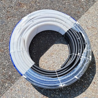 LK글로벌 CD 전선관 50M/100M 롤판매 전선 보호관, 16mm 100M 백색, 1개