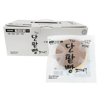국민간식 수제 도라야끼 단팥빵 선물용 80g 10봉, 10개