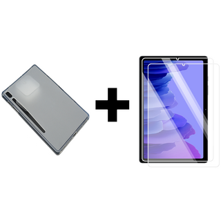 갤럭시탭S9 FE TPU 슬림젤리케이스+강화유리2매 SM-X510N SM-X516N, 1개