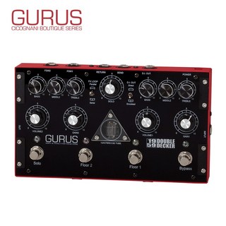 Gurus 1959 Double Decker / 프리앰프형 진공관 탑재 디스토션 페달, 단품, 1개