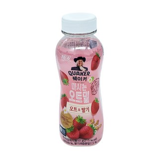 롯데 퀘이커 마시는 다이어트 단백질 식사대용 오트밀 오트앤딸기 50g, 1개