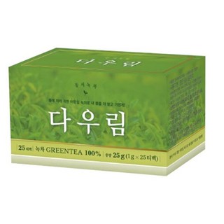 동서 녹차 다우림, 27개, 25개입, 1g