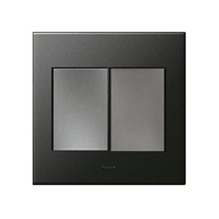 아테오 그라파이트 2구 스위치 3모듈 국내형 2개용, 1개