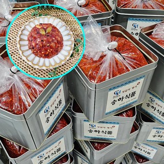 [송하식품] 씨앗젓갈 청어알이 들어간 프리미엄젓갈 중량 선택가능(500g 1kg 5kg 10kg), 10kg, 1개