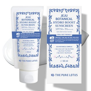 더퓨어로터스 제주보태니컬 하이드로부스트 선스크린, 1개, 50ml