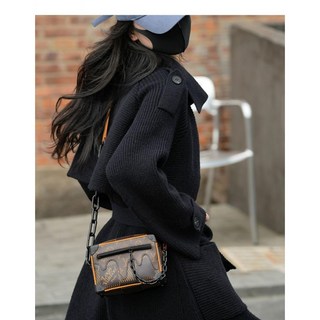 여성 오버핏 니트 가디건 니트 코트 트렌치코드 CC002