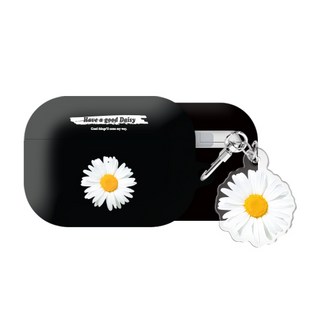 데이지라벨 에어팟 에어팟프로 시리즈 하드 케이스 키링 세트, 데이지라벨-003, AirPods(3세대), 1개