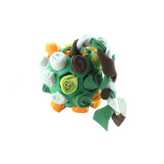 작은 놀이용 물기 반려동물 씹기 toy 젖니 내성 농축 던지기 케 발톱, 봄날의 그린스타일 땋은 머리 더하기, 1개