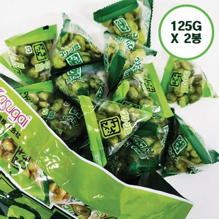 카수가이 오부쿠로 와사비맛 마메 스낵, 125g, 2개