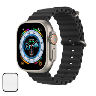 Apple 정품 2024 애플워치 Ultra 2 티타늄 오션 밴드 사용 모습