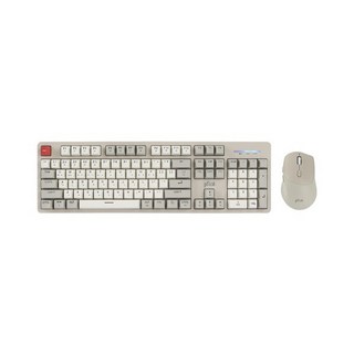 지클릭커 지클릭커 레트로 M 레드 SPRK104 RGB 무선 키보드 무소음 마우스 세트 RB1