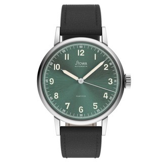 STOWA Partitio 스토바 파티쇼 그린 리미티드 37mm 독일 시계 블랙 가죽 스트랩