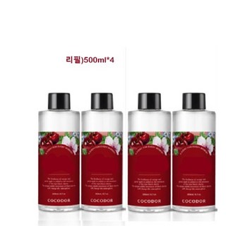 코코도르 디퓨저 리필, 0.양재동꽃시장, 500ml, 4개