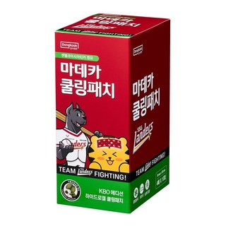 동국제약 마데카 쿨링패치 KBO에디션 4매*10개입 열냉각시트패치 아이스쿨패치 쿨시트 쿨링패치 야구장필수템, 40개