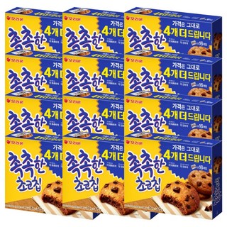오리온 촉촉한 초코칩, 320g, 12개