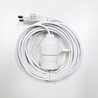 리얼엘이디 식물등 키소켓 코드선 5m 백색 식물 전등 LED 백열전구 전구소켓 전선 코드 E26, 1개