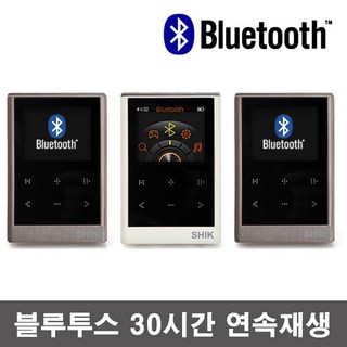 에픽 E100B 블루투스MP3플레이어  FM라디오 내장스피커 동영상 TF32GB확장, 초콜렛, E100B_4GB