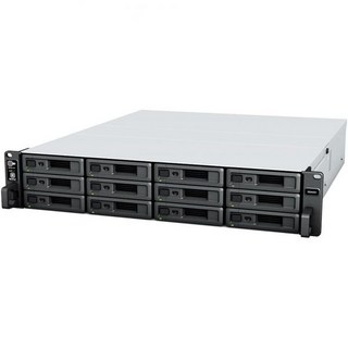 시놀로지 랙스테이션 RS2423 NAS 서버 Ryzen 335GHz CPU 32GB 메모리 24TB SSD 저장장치 10GbE LAN 포트 DSM 운영체제 번들 및 레일 키트, 24.0 TB