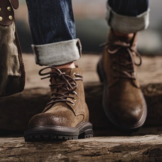 남성 워커 빈티지 사막부츠 잉글리쉬 워커 작업부츠 우브라운 Martin Work BOOTS AAMD2007032