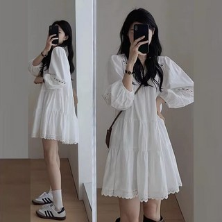 봄 여름 미디원피스 쉬폰 데일리룩