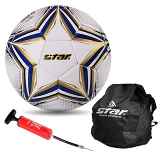스타축구공 SB8795 축구공 + 볼가방 +볼펌프 사이즈 4호 5호 성인용 유소년형 공기주입이 편한 튜브형 볼펌프 스타공가방 포함 더시그마(화이트) 1개 상품 이미지