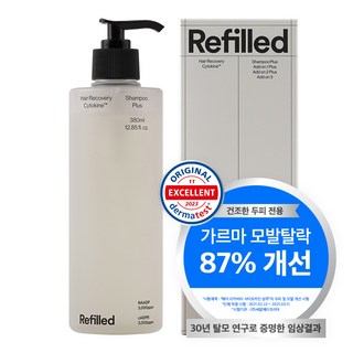 리필드 탈모완화 건성 피부 사이토카인 탈모샴푸 비듬 개선 두피 수분 케어, 380ml, 1개