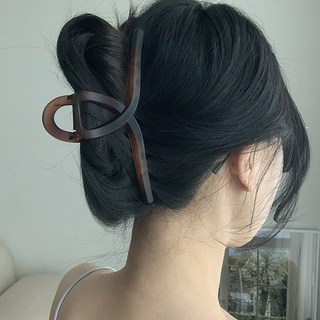 인마인드 무광 15cm 대왕 특대 국산 왕 꼬임 올림머리 헤어 집게핀 상품 이미지