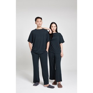 텐셀 항균가공 친환경 남녀 커플 반팔 홈웨어