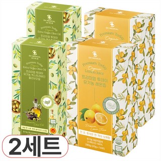 대한메디컬 유기농 올레샷 엑스트라버진 산도 0.18 올리브오일스틱+레몬즙스틱, 2세트, 400ml