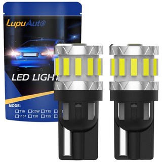 로푸 Y1 차량용 LED 시그널램프 후진등 번호판등 실내등 트렁크등 차량도어 전구, 2개, T10