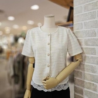 레코브 LC41E7JK004X 밑단 레이스 썸머 자켓 마감임박!!!